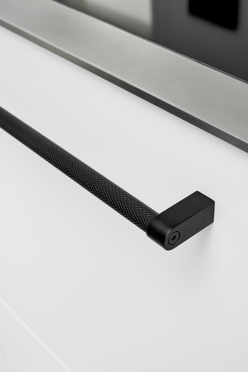 Furnipart - Regular 2 Foot - greb i Zink Mat sort L14mm B16mm H40mm